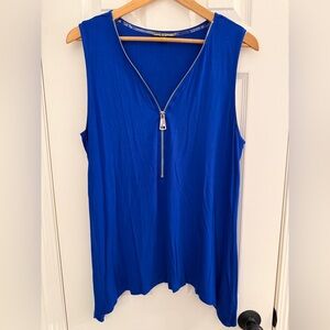 Cable & Gauge Cobalt Blue Sleeveless Top